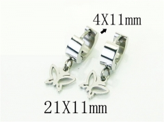HY Wholesale Earrings 316L Stainless Steel Popular Jewelry Earrings-HY72E0070ILC