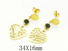 HY Wholesale Earrings 316L Stainless Steel Popular Jewelry Earrings-HY24E0092PLA