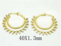 HY Wholesale Earrings 316L Stainless Steel Popular Jewelry Earrings-HY32E0422HKG