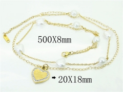 HY Wholesale Necklaces Stainless Steel 316L Jewelry Necklaces-HY80N0665PQ