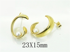 HY Wholesale Earrings 316L Stainless Steel Popular Jewelry Earrings-HY32E0435HKA