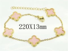 HY Wholesale Bracelets 316L Stainless Steel Jewelry Bracelets-HY65B0162MLQ