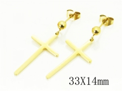 HY Wholesale Earrings 316L Stainless Steel Popular Jewelry Earrings-HY24E0074LE