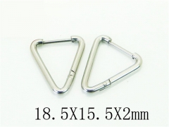 HY Wholesale Earrings 316L Stainless Steel Popular Jewelry Earrings-HY75E0013JW