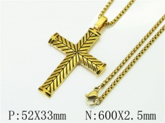HY Wholesale Necklaces Stainless Steel 316L Jewelry Necklaces-HY41N0098HJQ