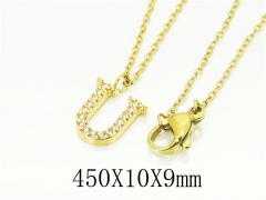 HY Wholesale Necklaces Stainless Steel 316L Jewelry Necklaces-HY12N0573OLU