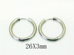 HY Wholesale Earrings 316L Stainless Steel Popular Jewelry Earrings-HY72E0061HN