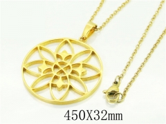 HY Wholesale Necklaces Stainless Steel 316L Jewelry Necklaces-HY74N0065LS