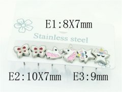 HY Wholesale Earrings 316L Stainless Steel Popular Jewelry Earrings-HY54E0168HZL