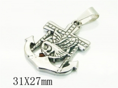 HY Wholesale Pendant Jewelry 316L Stainless Steel Jewelry Pendant-HY62P0185IE