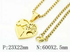 HY Wholesale Necklaces Stainless Steel 316L Jewelry Necklaces-HY09N1415HHF