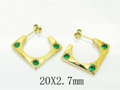 HY Wholesale Earrings 316L Stainless Steel Popular Jewelry Earrings-HY32E0409HKR