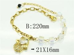 HY Wholesale Bracelets 316L Stainless Steel Jewelry Bracelets-HY80B1596NQ