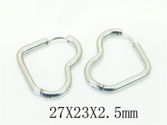 HY Wholesale Earrings 316L Stainless Steel Popular Jewelry Earrings-HY75E0008JL
