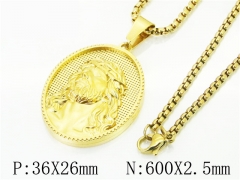 HY Wholesale Necklaces Stainless Steel 316L Jewelry Necklaces-HY09N1382HWW