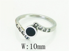 HY Wholesale Popular Rings Jewelry Stainless Steel 316L Rings-HY19R1265OE