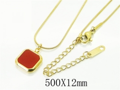 HY Wholesale Necklaces Stainless Steel 316L Jewelry Necklaces-HY59N0419MLD