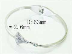 HY Wholesale Bangles Jewelry Stainless Steel 316L Fashion Bangle-HY09B1227HJR