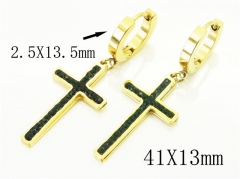 HY Wholesale Earrings 316L Stainless Steel Popular Jewelry Earrings-HY24E0066HWW