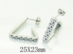 HY Wholesale Earrings 316L Stainless Steel Popular Jewelry Earrings-HY80E0744NE
