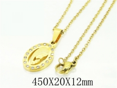 HY Wholesale Necklaces Stainless Steel 316L Jewelry Necklaces-HY74N0100MLW