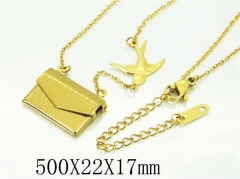 HY Wholesale Necklaces Stainless Steel 316L Jewelry Necklaces-HY80N0673HSL