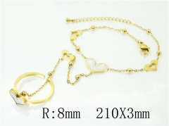 HY Wholesale Bracelets 316L Stainless Steel Jewelry Bracelets-HY32B0830HIR
