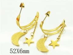 HY Wholesale Earrings 316L Stainless Steel Popular Jewelry Earrings-HY80E0715ME