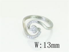 HY Wholesale Popular Rings Jewelry Stainless Steel 316L Rings-HY19R1209HHG