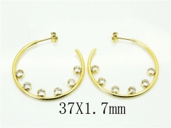 HY Wholesale Earrings 316L Stainless Steel Popular Jewelry Earrings-HY32E0426HKW