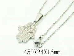 HY Wholesale Necklaces Stainless Steel 316L Jewelry Necklaces-HY74N0035JL
