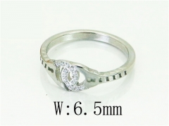 HY Wholesale Popular Rings Jewelry Stainless Steel 316L Rings-HY19R1283HSS