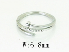 HY Wholesale Popular Rings Jewelry Stainless Steel 316L Rings-HY19R1289MS