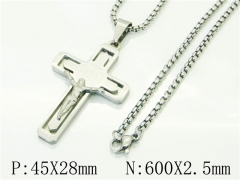 HY Wholesale Necklaces Stainless Steel 316L Jewelry Necklaces-HY09N1424HDD