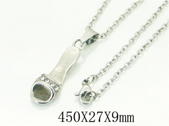 HY Wholesale Necklaces Stainless Steel 316L Jewelry Necklaces-HY74N0049LL