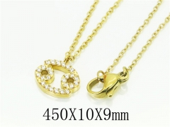 HY Wholesale Necklaces Stainless Steel 316L Jewelry Necklaces-HY12N0545OLX