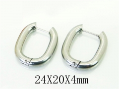 HY Wholesale Earrings 316L Stainless Steel Popular Jewelry Earrings-HY75E0067KLE