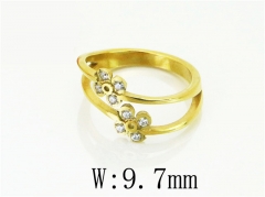 HY Wholesale Popular Rings Jewelry Stainless Steel 316L Rings-HY19R1225HGF