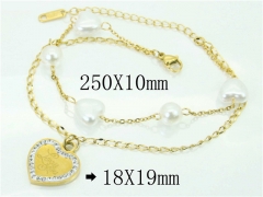 HY Wholesale Bracelets 316L Stainless Steel Jewelry Bracelets-HY80B1618OLE