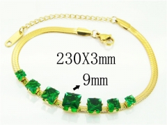 HY Wholesale Bracelets 316L Stainless Steel Jewelry Bracelets-HY91B0409HEE