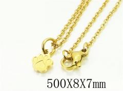 HY Wholesale Necklaces Stainless Steel 316L Jewelry Necklaces-HY74N0122KJ