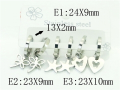 HY Wholesale Earrings 316L Stainless Steel Popular Jewelry Earrings-HY54E0161HHW