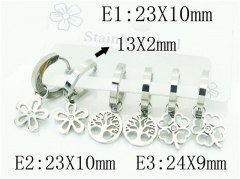 HY Wholesale Earrings 316L Stainless Steel Popular Jewelry Earrings-HY54E0163HIE