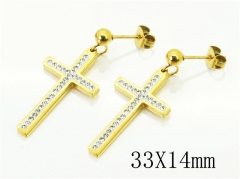 HY Wholesale Earrings 316L Stainless Steel Popular Jewelry Earrings-HY24E0072HAA