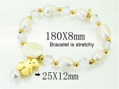 HY Wholesale Bracelets 316L Stainless Steel Jewelry Bracelets-HY21B0554HKF