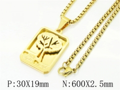 HY Wholesale Necklaces Stainless Steel 316L Jewelry Necklaces-HY09N1407HHE