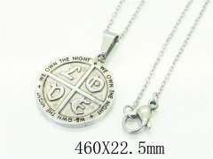 HY Wholesale Necklaces Stainless Steel 316L Jewelry Necklaces-HY74N0011KLR