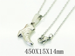 HY Wholesale Necklaces Stainless Steel 316L Jewelry Necklaces-HY74N0039LS