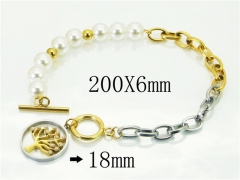 HY Wholesale Bracelets 316L Stainless Steel Jewelry Bracelets-HY80B1640OE