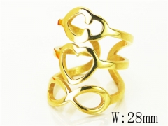 HY Wholesale Popular Rings Jewelry Stainless Steel 316L Rings-HY16R0543MQ